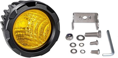Miniatura 20 de Lightronic Luz LED CREE redonda de 5 W para conducción todoterreno auxiliar de 2.0 in, luz LED para motocicleta y bicicleta, haz de puntos