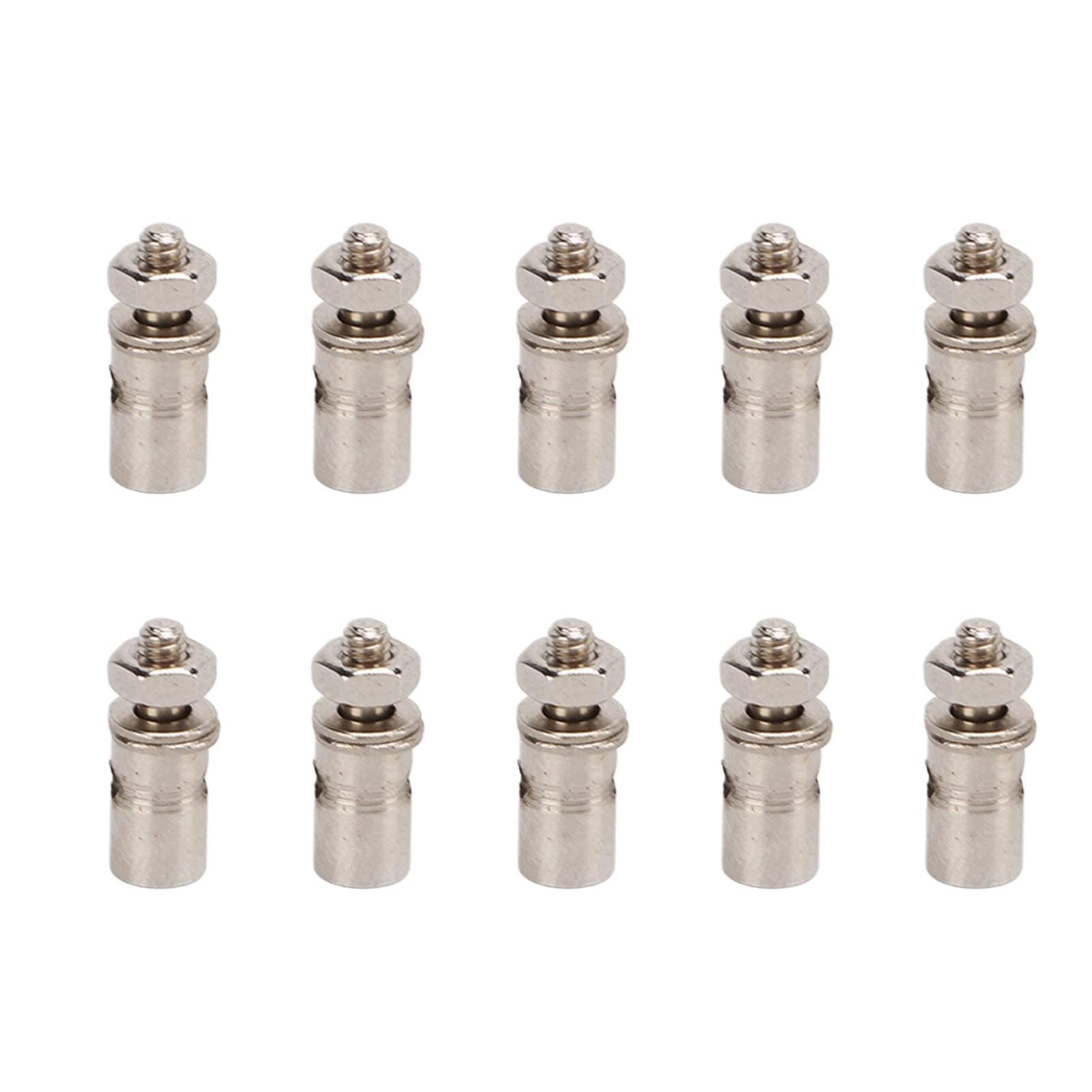 10PCS 1.3mm / 0.05in Center Hole 1.5mm / 0.06in Hex Diameter Adjustable Push Rod Plug Rod Stopper RC Model Servo Push Rod Plug Helicopter for 1.0, 1.1, 1.2, 1.3mm / 0.1in Steel Wire
