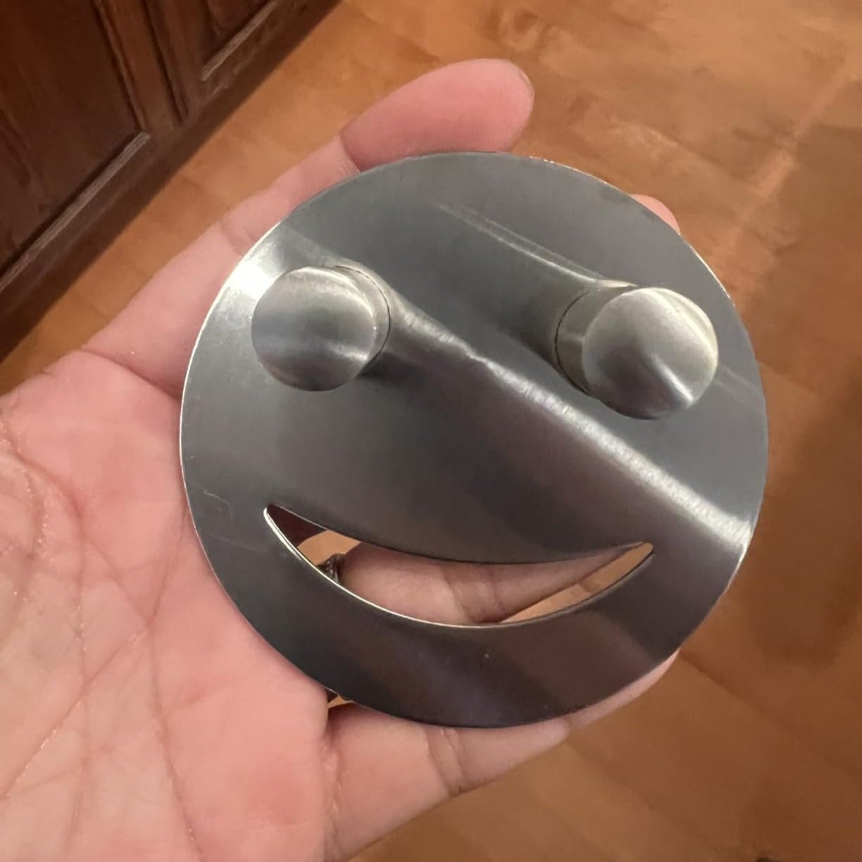 Stainless Steel Smiley Face Dish Sponge Holder Silver Sink Caddy Organizer Storage with Suction Cup for Kitchen Rv