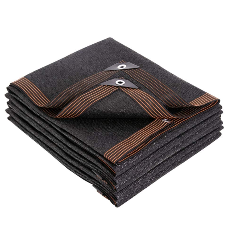 Amazon 遮光ネットアイホール付きブラック遮光日焼け止め 植物保護用遮光ネット 温室 プール 納屋 犬小屋 ビニールハウス 温室用品