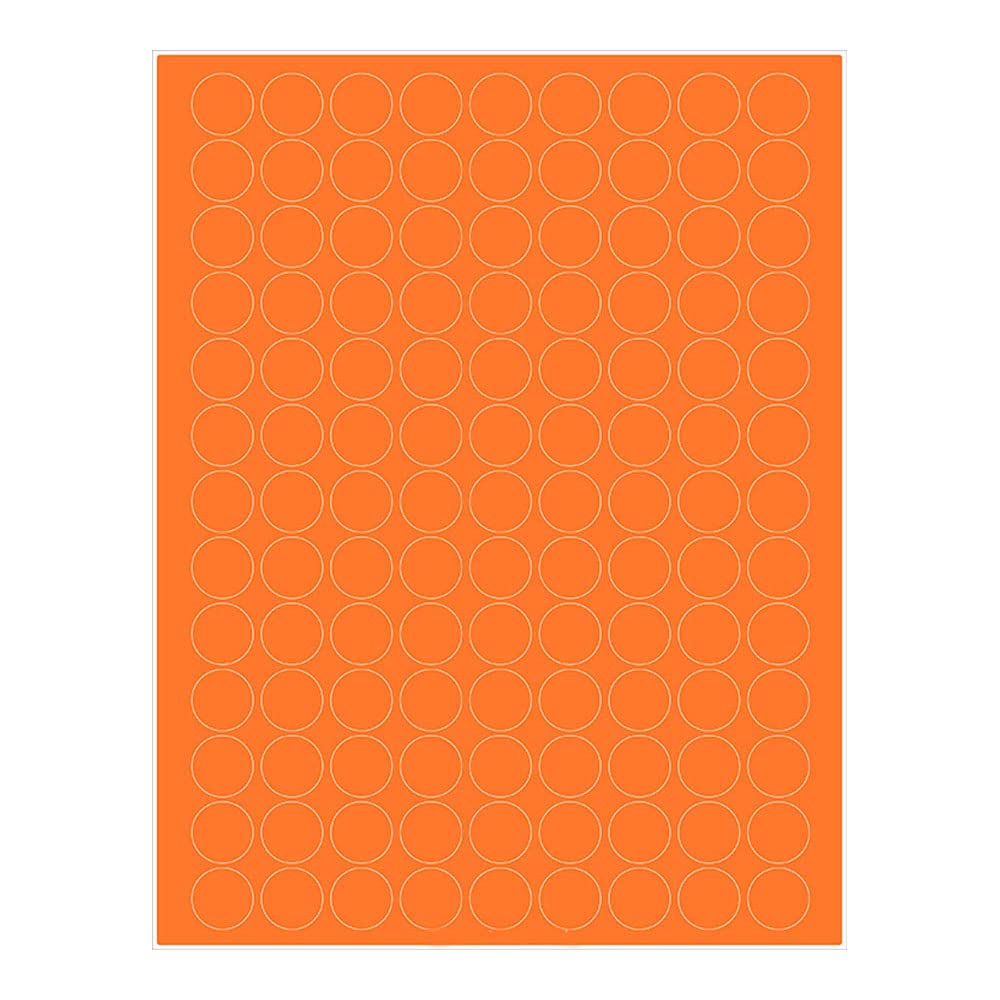 Étiquettes papier mat laser jet d'encre 19,1 mm pour identifier vos dossiers