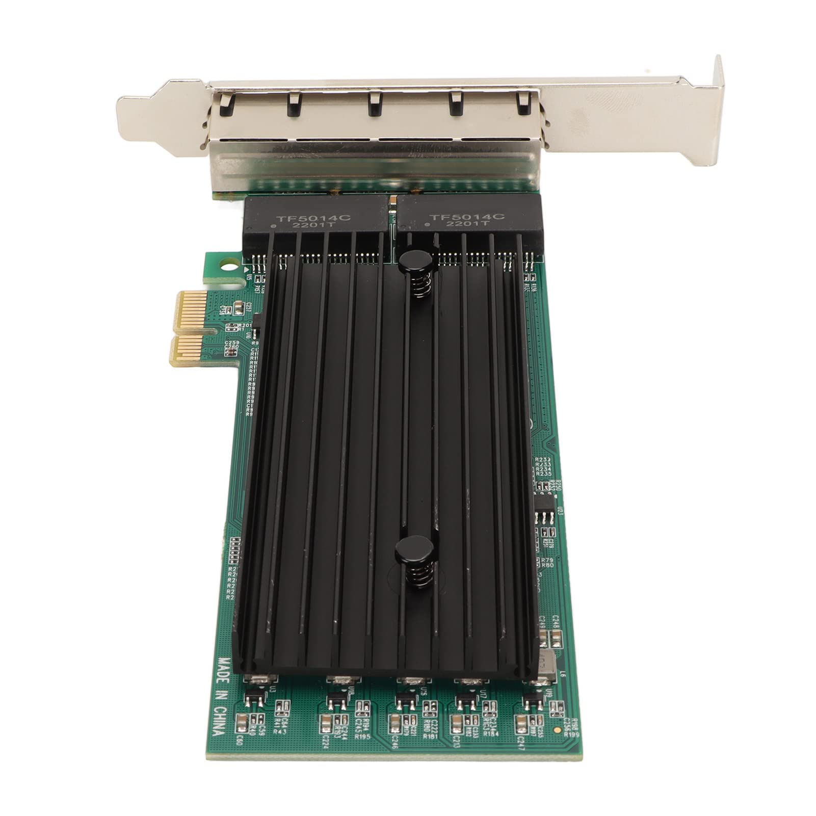 Karta Sieciowa PCIe Czteroportowa Karta Gigabit Ethernet do Szybkich Sieci w Serwerach i Komputerach PC - Kompaktowa Konstrukcja