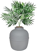 Vista 2 de Good Pet Stuff Kit original de caja de arena oculta y forro reutilizable, maceta redonda cerrada con plantas artificiales, sistema de filtro de olor