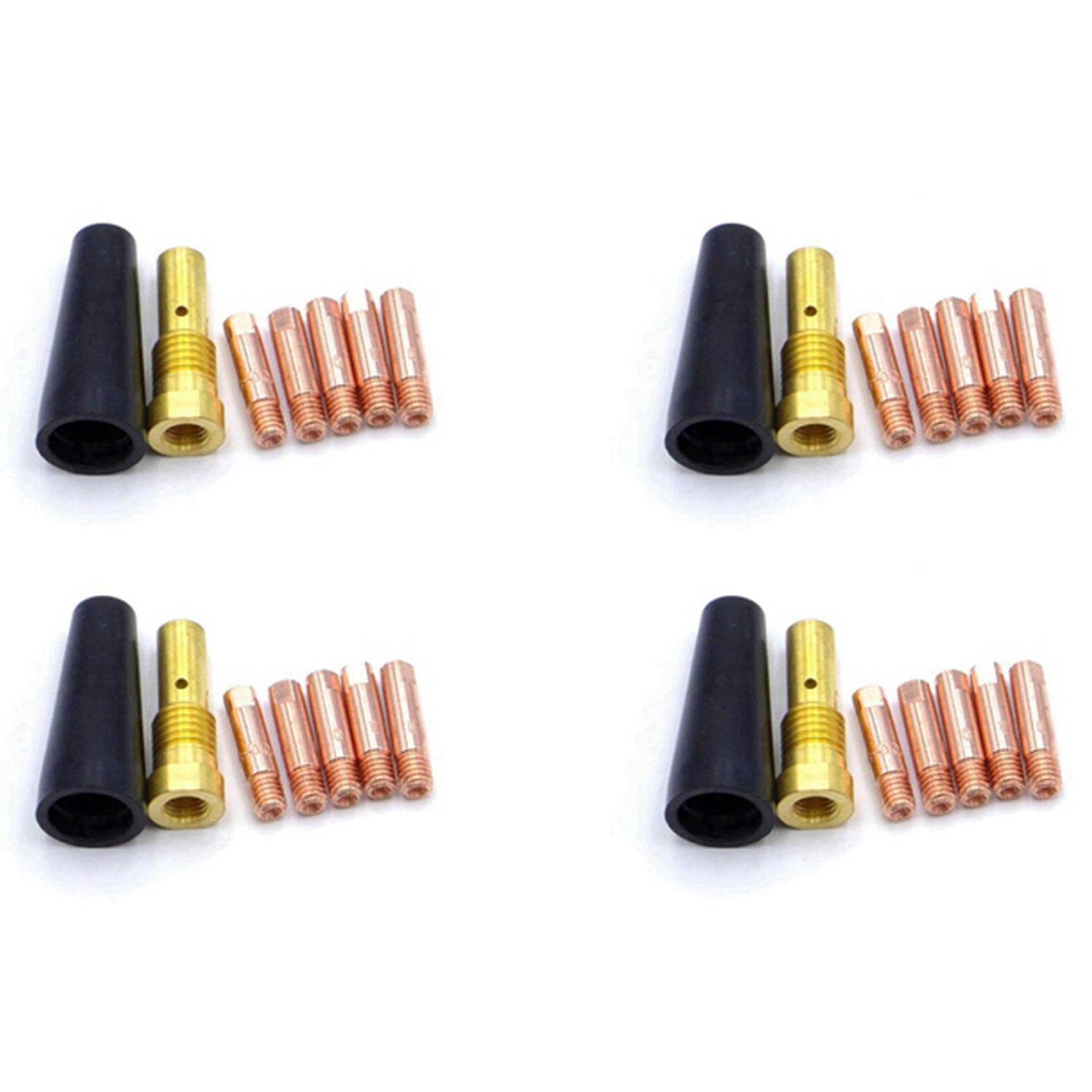 Jnchdghwa Photo Color 28Pcs/Set Gasless Nozzle Tips For Fc90 Flux-Cored Wire Feed 0.8Mm Fc90 Mig Welder Welding Tools