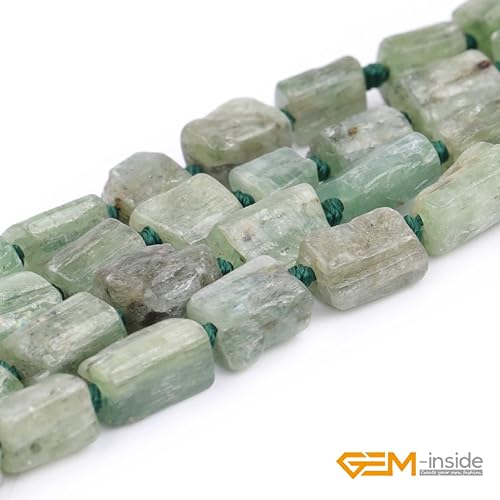 Miniatura 10 de GEM-Inside - 27 cuentas de cristal de cuarzo citrino amarillo natural facetado de 0.315 x 0.472in, columna de chakras, para hacer joyas, hebras