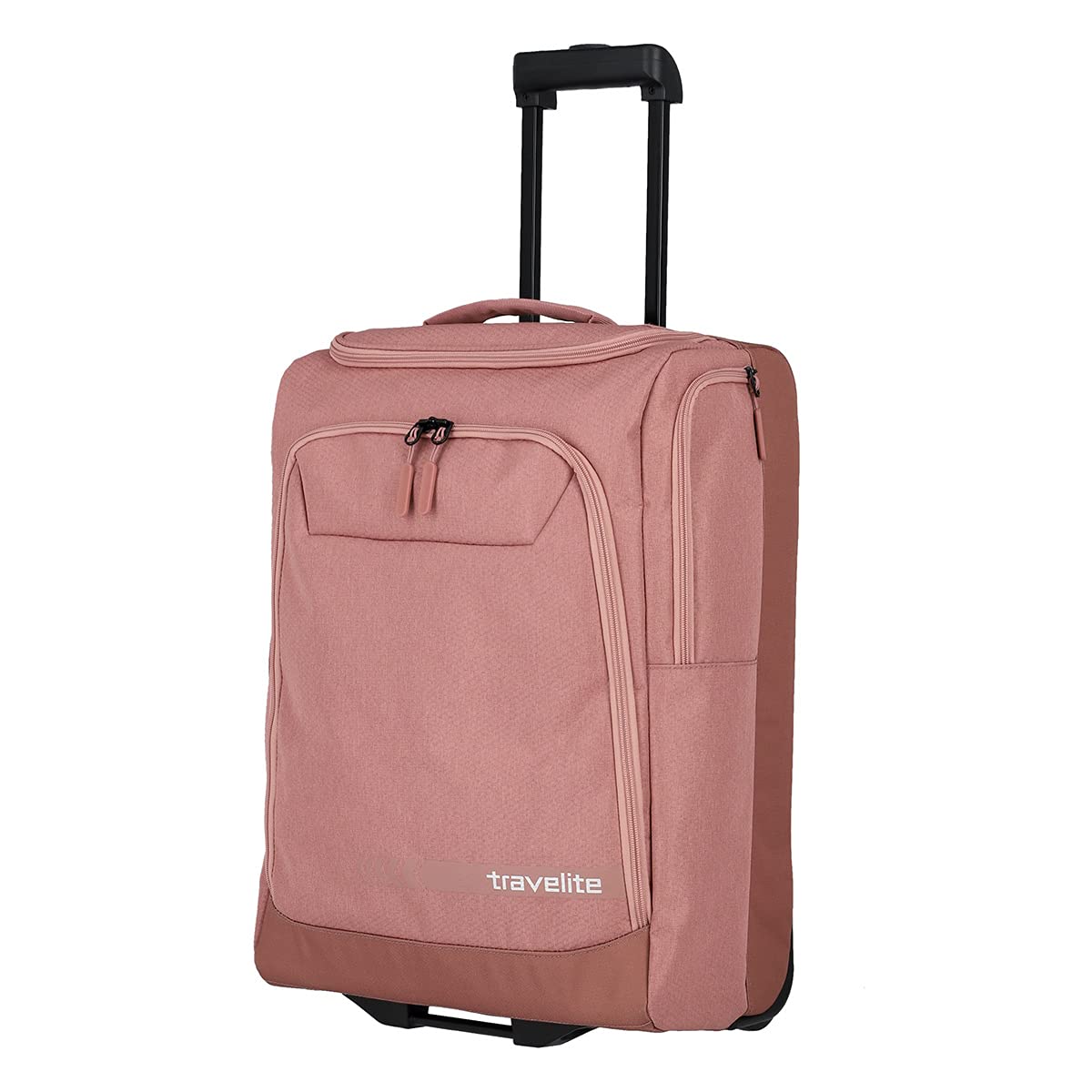 travelite Bolsa de Viaje Trolley con Ruedas pequeña, práctica Funda de Equipaje de Mano para Vacaciones y Deportes, 55 cm, 44 litros