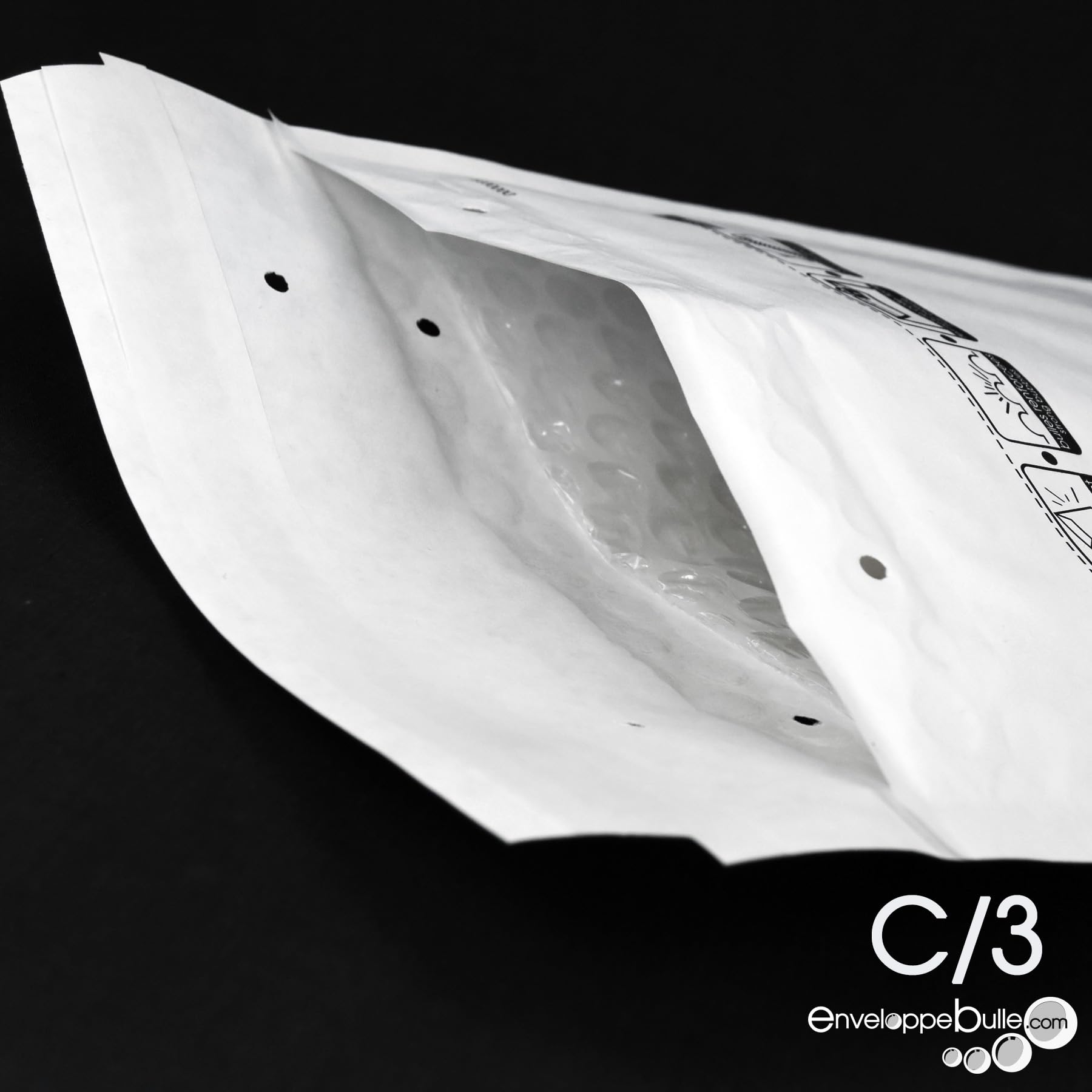 Lot de 1000 enveloppes à bulles ECO C/3 format 150x220mm