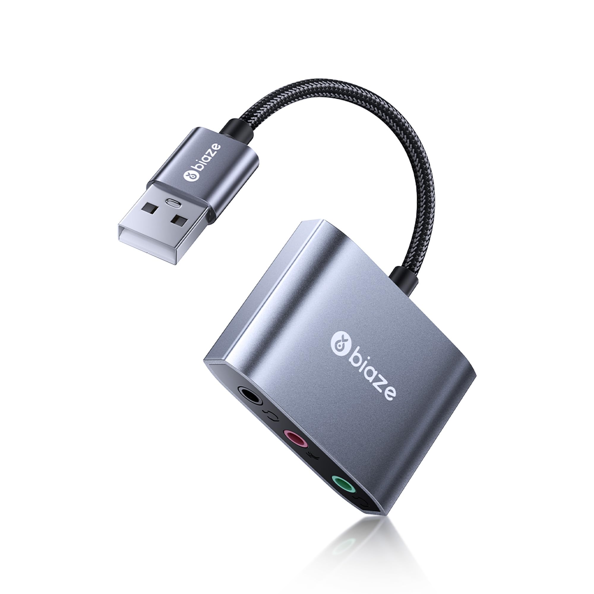 USB to 3.5mm Jack Audio Adapter External Sound Card with Dual 3.5mm Headphone and Microphone TRS Jack to USB Compatible with Windows, Laptops, Desktops Windows, MAC, Linux, PC, PS5, PS4-image-44