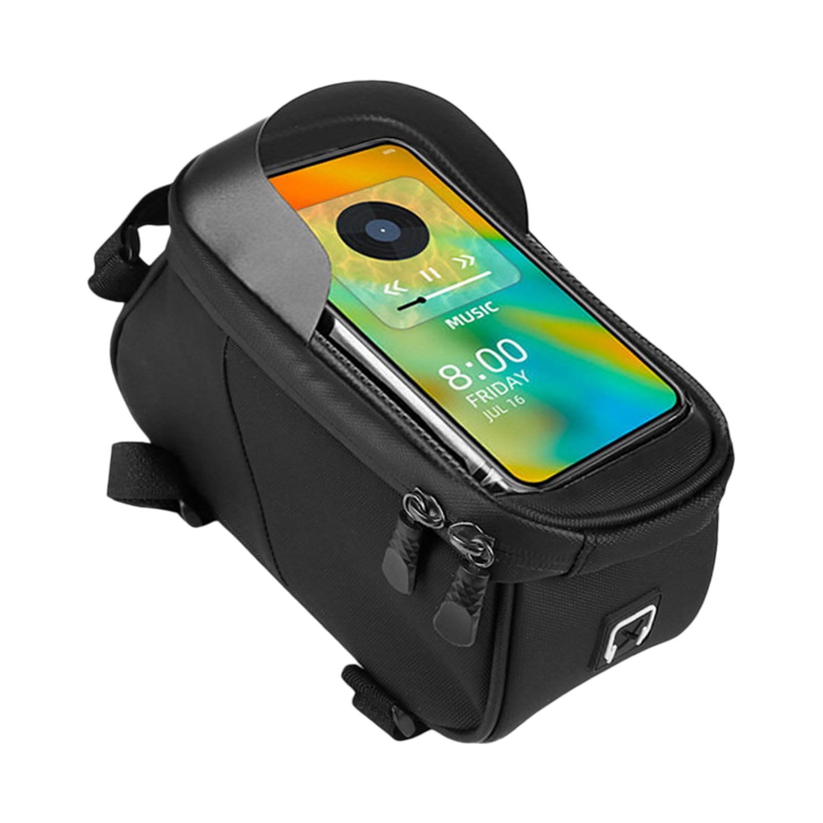 QIAOLIDA Waterproof Bike Frame Bag Quickly Release Front Tube Pack Shockproofed Bicycles Top Tube Pouches For Cycling Commuting