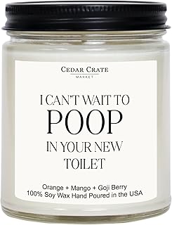 Funny Housewarming Gifts for New Home for Women, Men, Couples 2025, Unique Apartment Decor, Moving Away Ideas, House Warming Present, Best for Friends Neighbors, 100% Soy Wax Candles, Made in USA