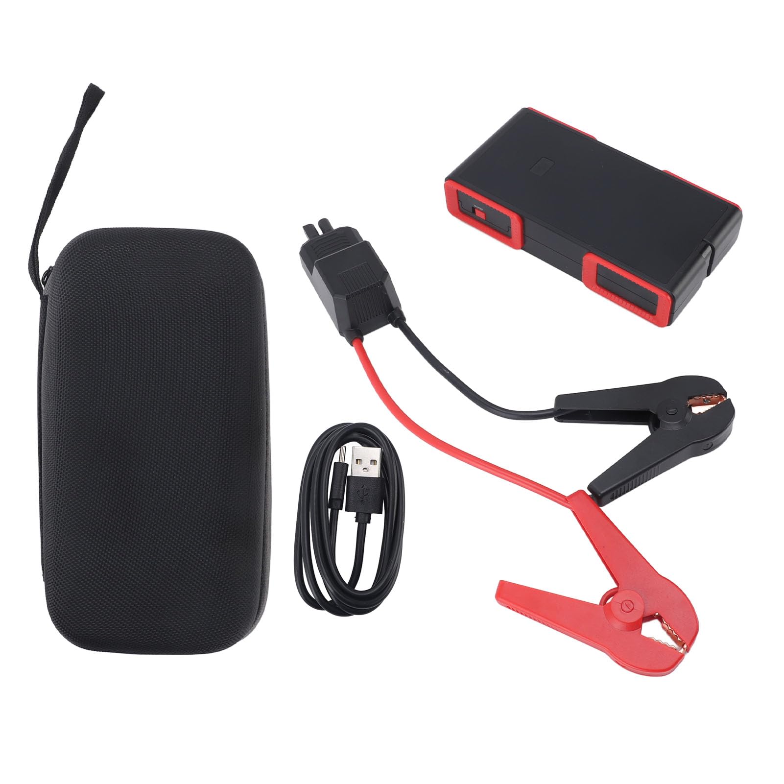 Batterie au Lithium de Démarreur de Voiture 99800mAh, Bloc d'alimentation de Secours Portable avec Lampe de Poche pour Une Utilisation en Extérieur