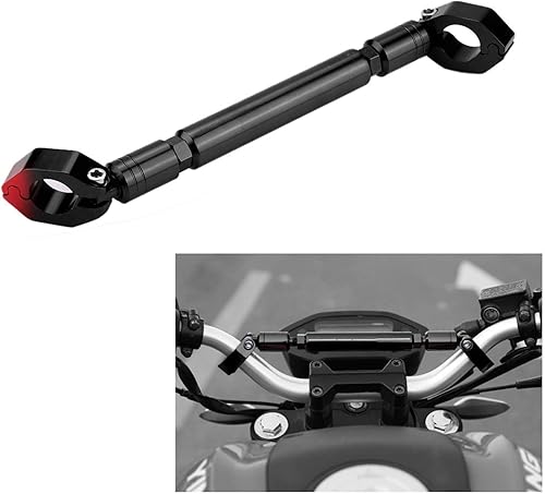 Miniatura 7 de Barra de equilibrio de motocicleta, barra transversal universal de 0.866 in para manillar de motocicleta, barra transversal de manillar ATV aleación
