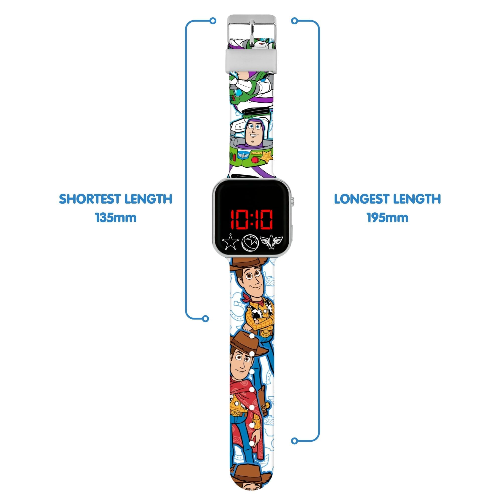 Disney Toy Story Buzz and Woody - Reloj LED