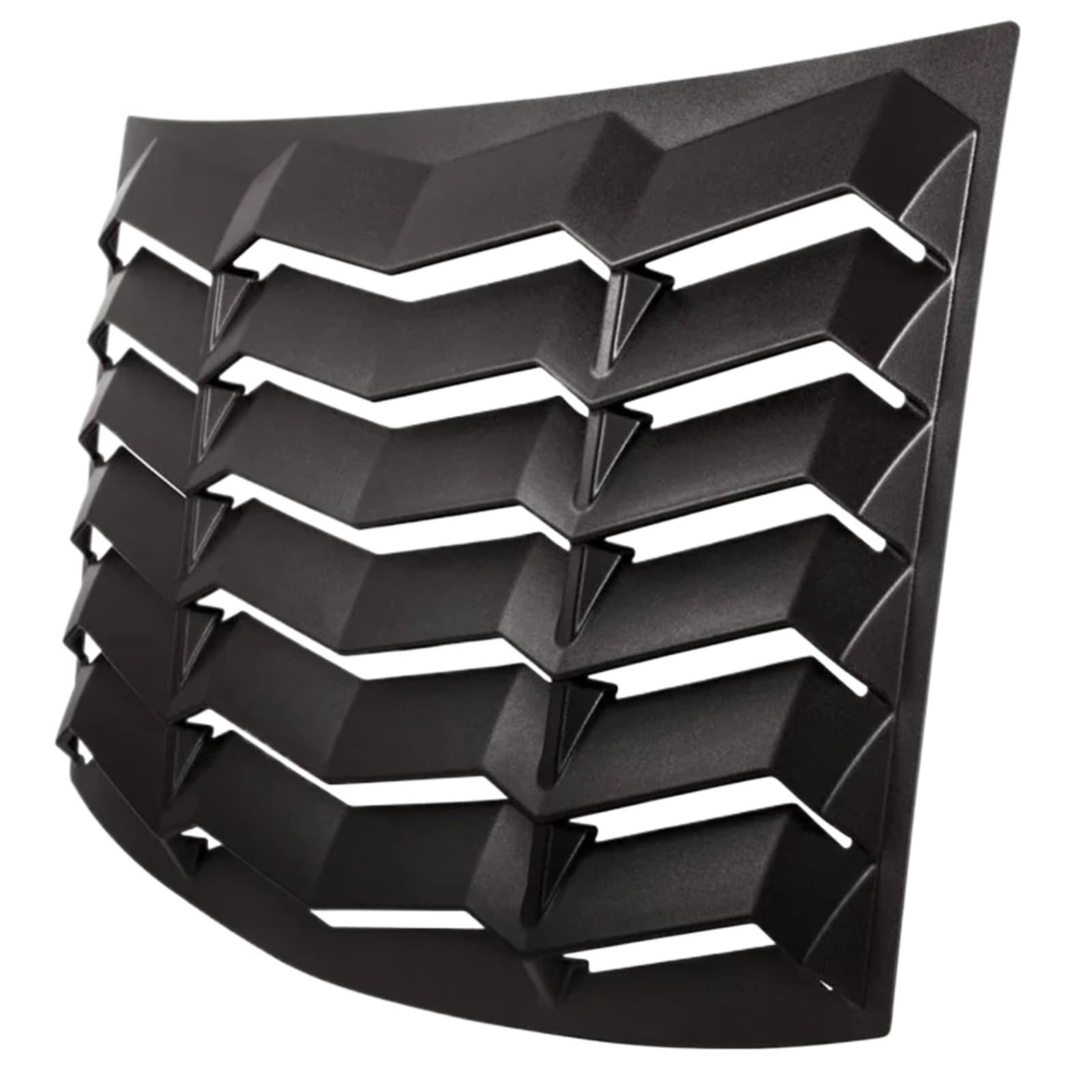 Rear Window Louvers ABS Windshield Sun Shade Cover Lambo Style Matte Black Compatible for Chevrolet Chevy Camaro 2010-2015