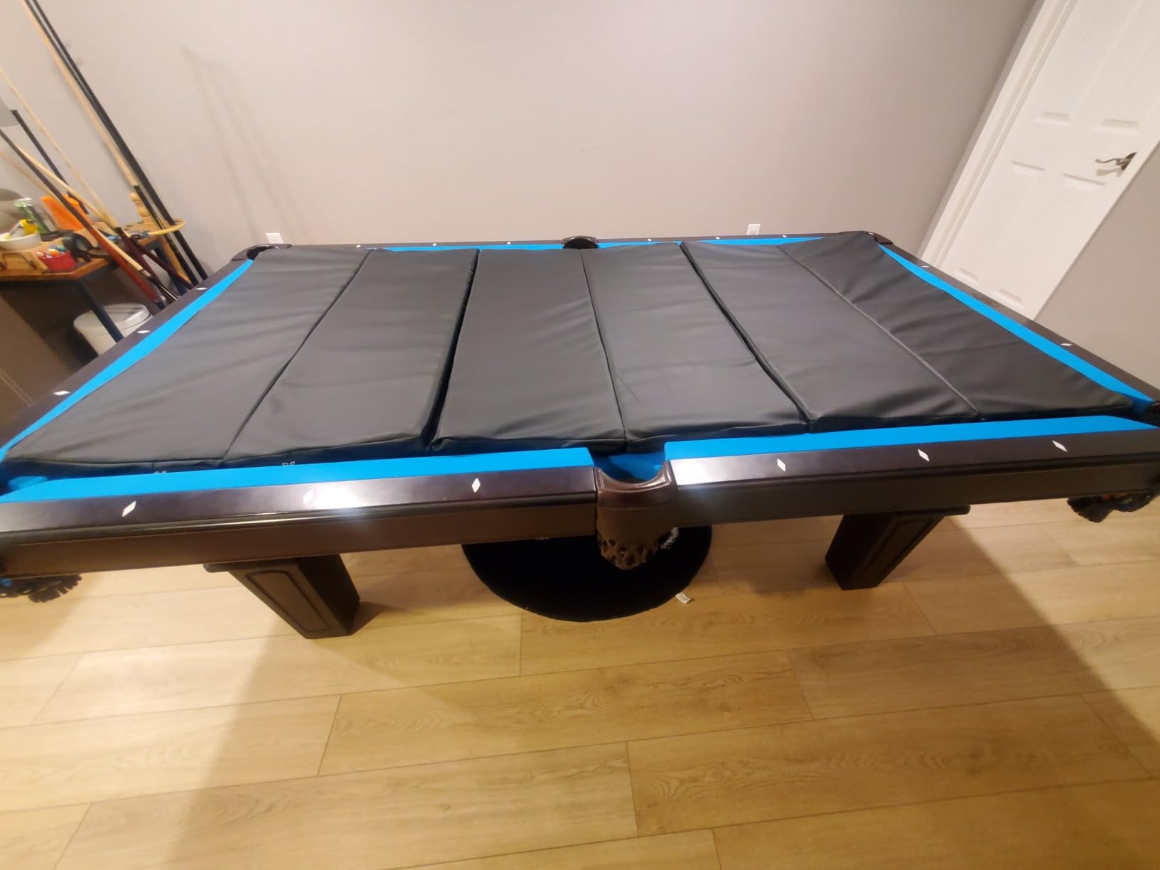 Pool Table Conversion Insert BALAPET Pool Table Conversion Insert, Foam Topper for 8' Tables, Black ...