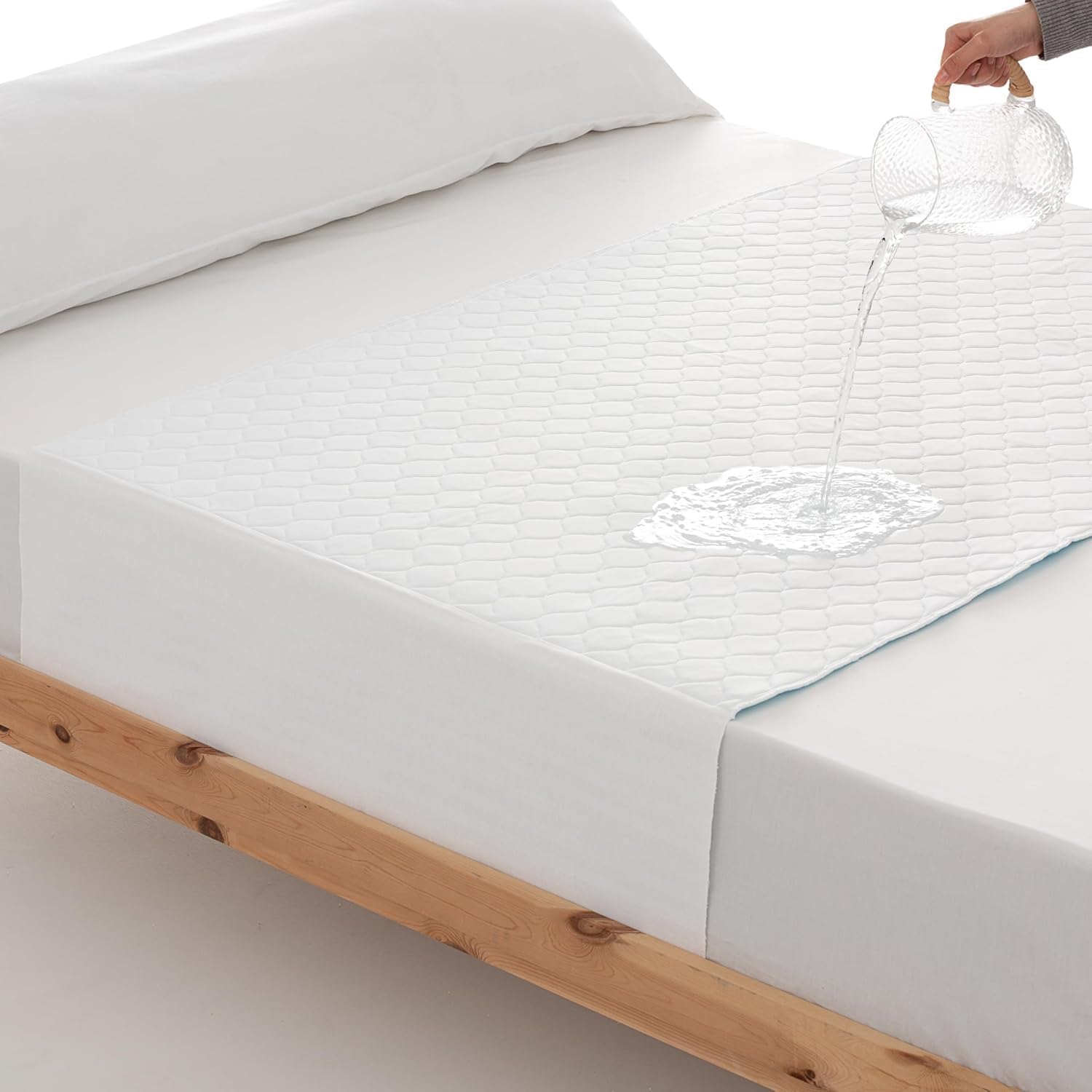 Empapadores Cama Adultos Lavable y Ajustable, Protector Colchón, Impermeable, Reutilizable, 4 Capas, Más de 200 Lavados. Fabricado en España. (1, 180x85 (2 Unidades))