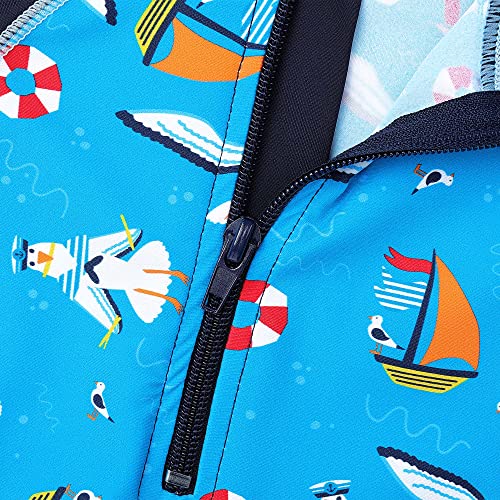 Image of XFGIRLS Baby Boys Swimsuit Toddler Sunsuit UPF 50+ Sun Protection One Piece Beach