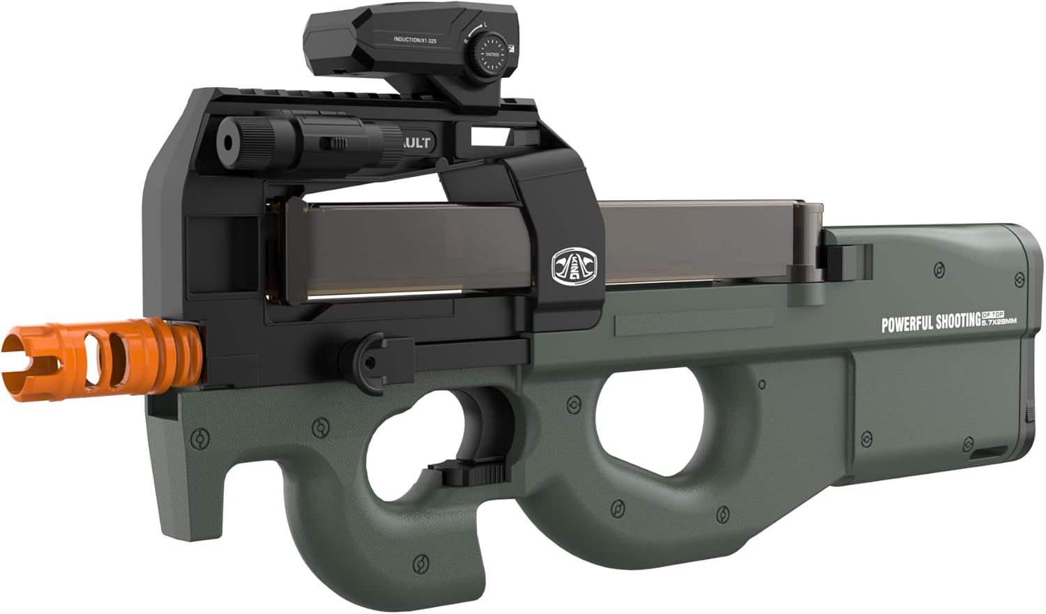 Gel Ball Blaster Toy Gun, Full/Semi-Automatic, 170FPS, 12RPS, 100FT, Realistic Splat Gel Gun, Orby Gun for Backyard Games