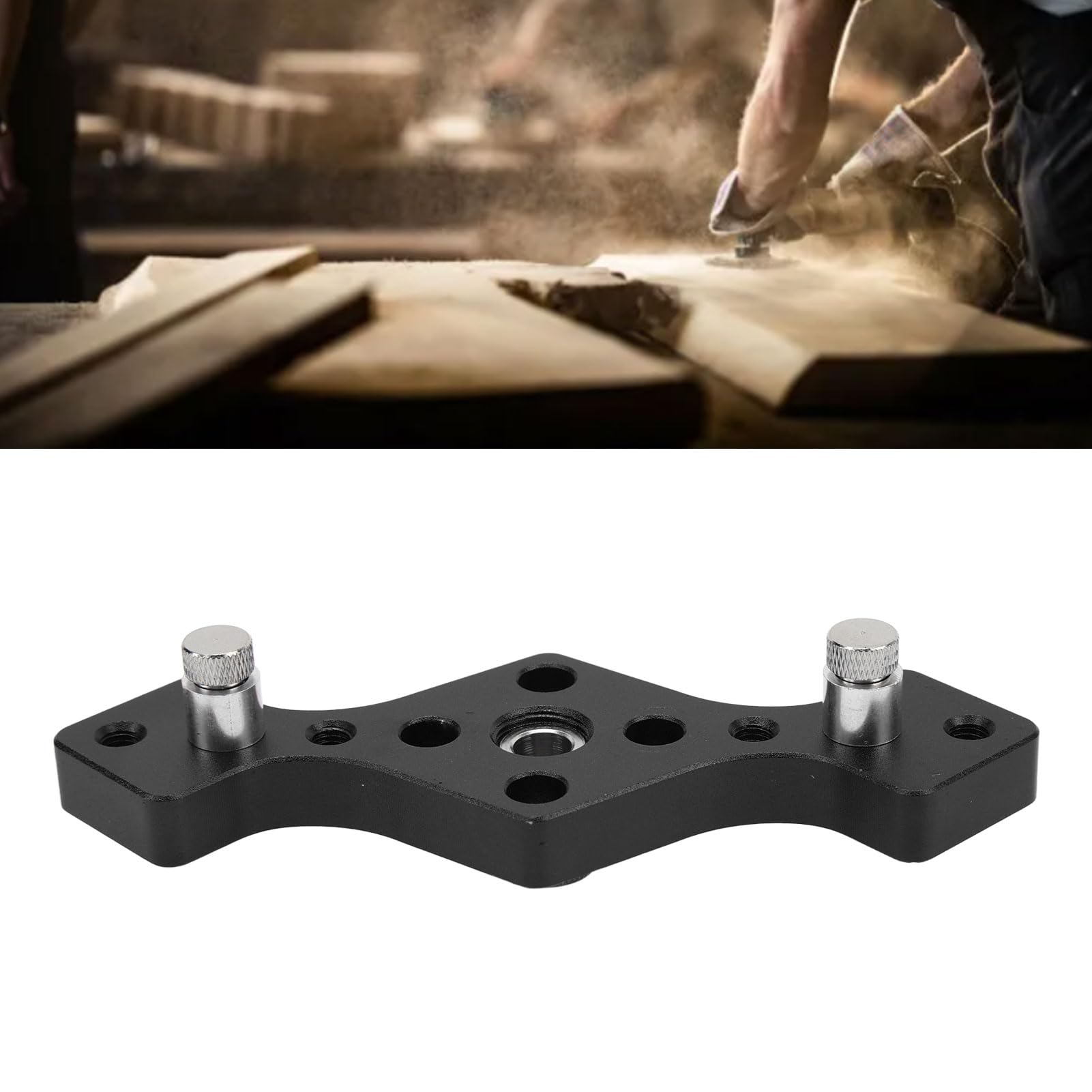 Amazon.co.jp: BTC(に住む) セルフセンターダボ治具 縦穴パンチャーロケーター 木工ダボ治具 木板接続ツール (Black) :  DIY・工具・ガーデン