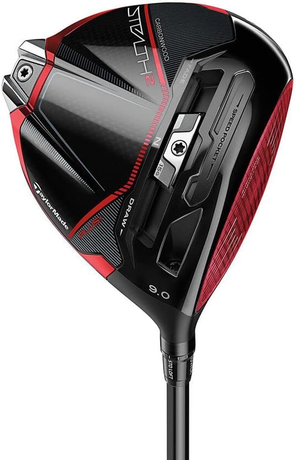 New TaylorMade Stealth 2 Plus+ 8.0 Driver, Mitsubishi Kai'li Red Extra Stiff Flex