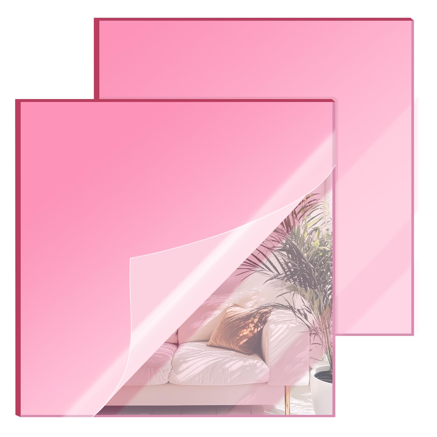 Gold Mirror Acrylic Sheets - DIY Crafts & Décor -10 Gold Mirror Acrylic Sheets - DIY Crafts & Décor -10