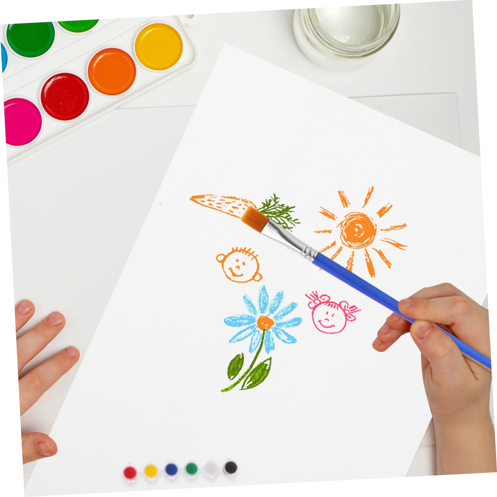 EXAOMBLE Papier à Dessin pour Artistes 100 Feuilles Blanc pour Croquis
