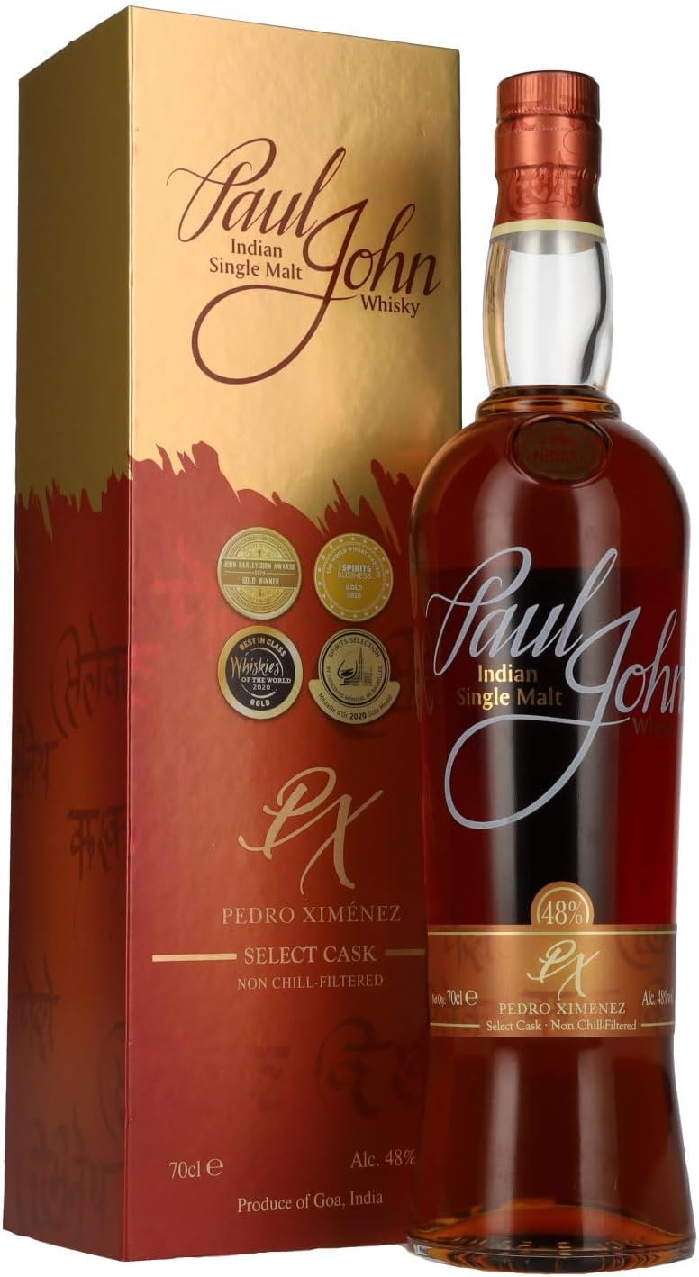 Paul John Pedro Ximenez Select Cask Indian Single Malt Whisky, 70cl | 48% ABV