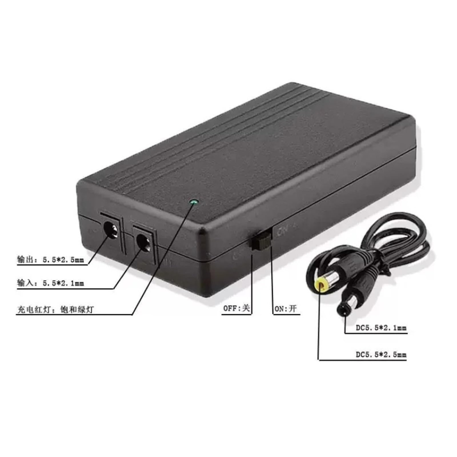 MINI UPS 12V 2A 44,4wh Zasilacz Bezprzerwowy I Zapasowy Są Używane W Routerach Maszynach Obsługowych, CCTV Wydajne taktowanie(MINI UPS-26mm)