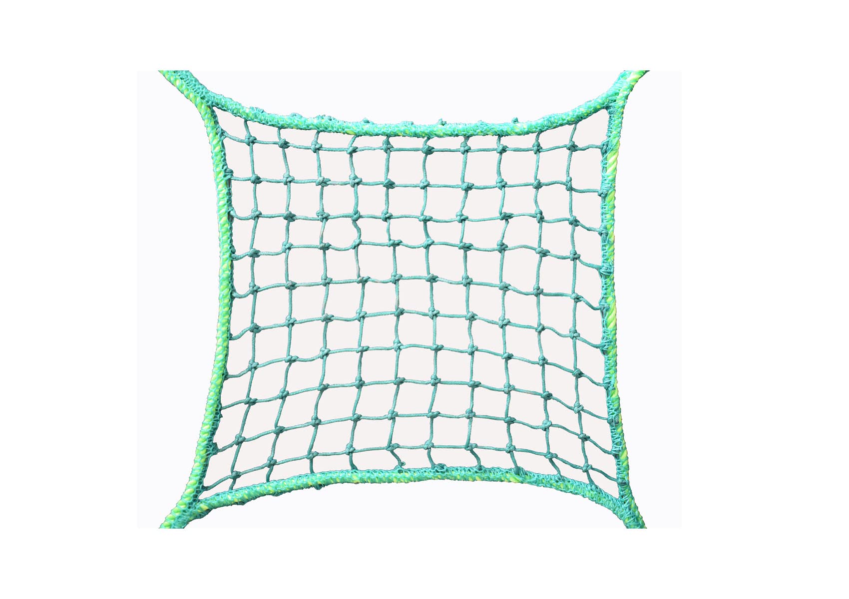 10feet x 10feet Green Coconut Safety Net - HDPE Monofilament Net - Heavy Duty - Protects People & Cars