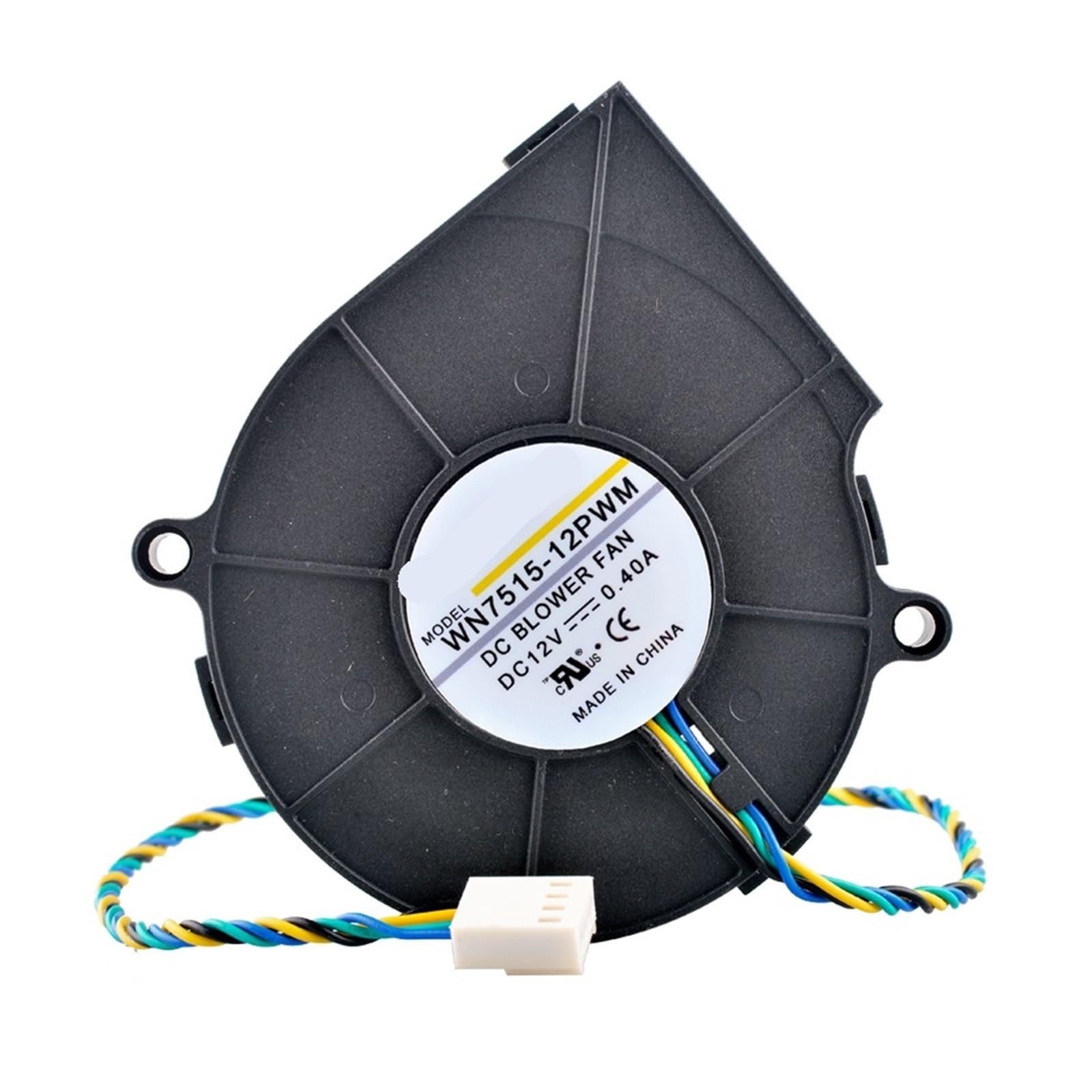 JJKKOZVQF 75mm Heat Sink Fan BB7515BU B127515BU DC12V 0.40A 4pin 5000rpm Centrifugal turbine blower cooler cooling fan 1U 775 P4 CPU(Oil bearing)