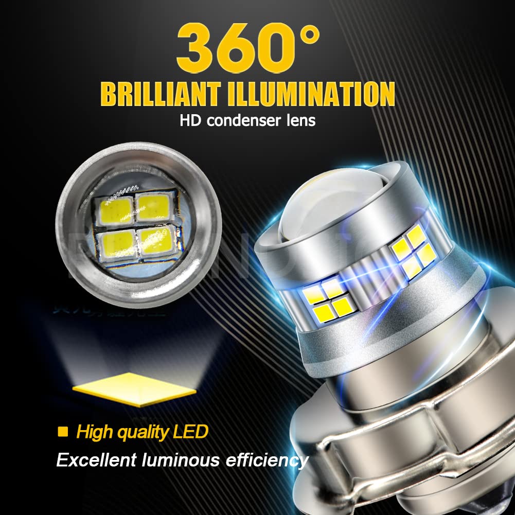 Ruiandsion Lampadine LED P26S Per Moto - Super Luminose, 800 Lumen, Facili Da Installare - Foto 10