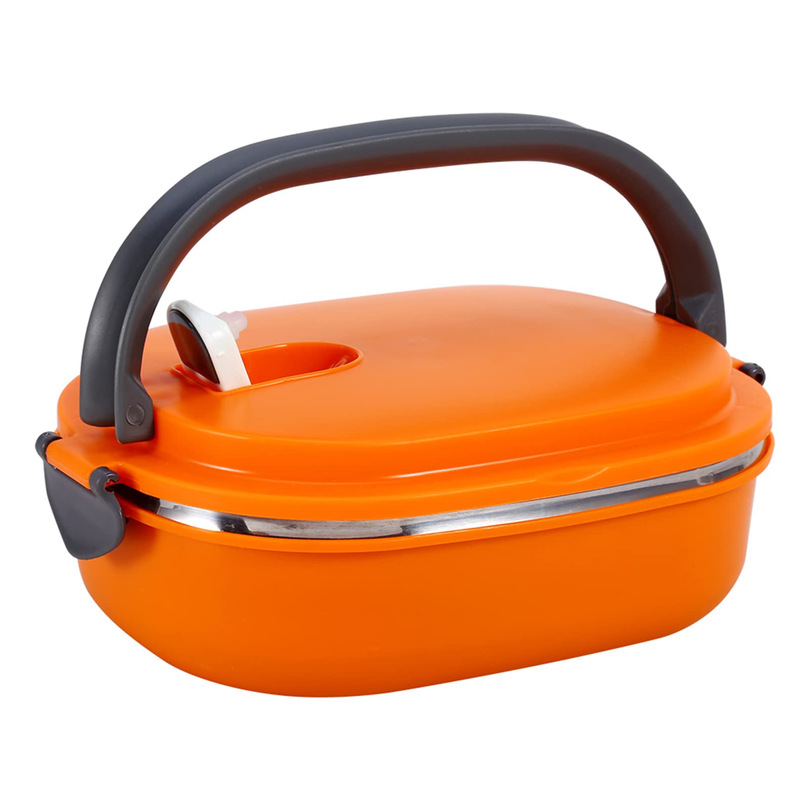 Joyzan Portable Food Warmer, Stainless Steel Lunch Box 800ml Insulated Storage Container with Handle Keep Warm 1-2H Single Layer Bento Box for Snacks Sandwich Dinner Adult School Work Picnic Travel