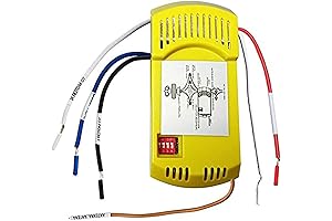 18r - Universal Ceiling Fan Remote Control Kit - Ceiling Fan Receiver & Wall-Mount Remote