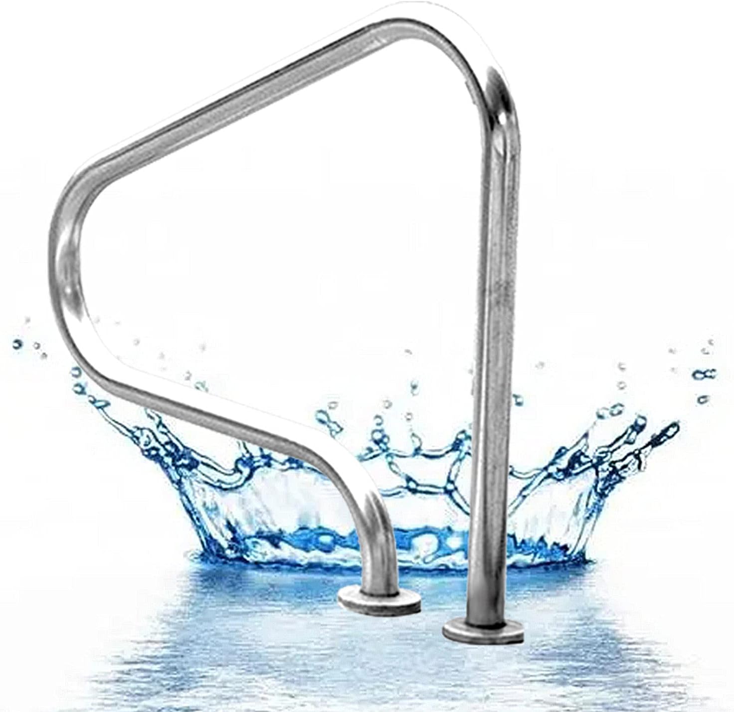 Pool Rail Handrail,Pool Railing Swimming for Inground Poolse Entrance, Safety Handrail with Quick Installatbase