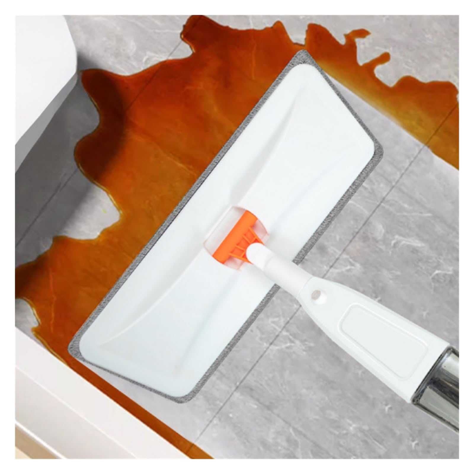 Trapeador mágico en aerosol for pisos de madera con almohadillas de microfibra reutilizables, mango de 360°, for ventanas, cocina, fregona, barredora, escoba, herramientas de limpieza.(Mop - 5 Cloth -