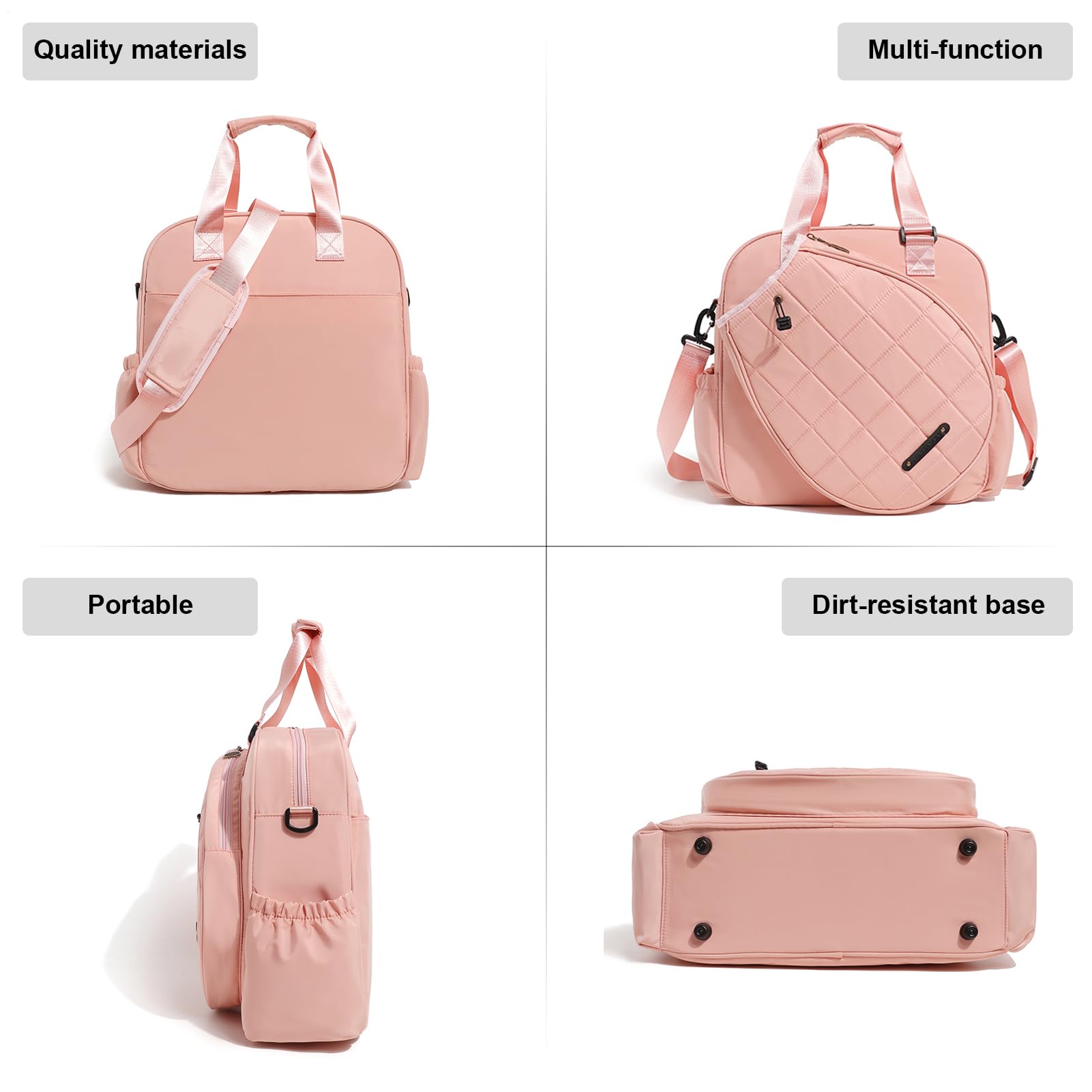 Tennisschlägertasche, große Kapazität, wasserdichter Tennisschling-Rucksack, tragbare Schlingentasche, Erwachsene für Badmintonschläger