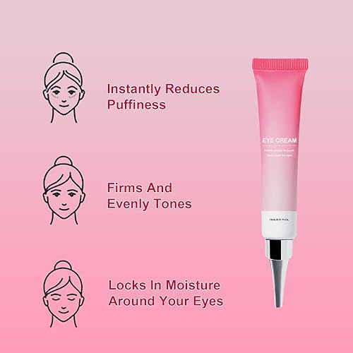 Miniatura 4 de OLIKED Crema instantánea para debajo de los ojos, resma para bolsas de ojos, quita las bolsas debajo de los ojos al instante, crema para ojos