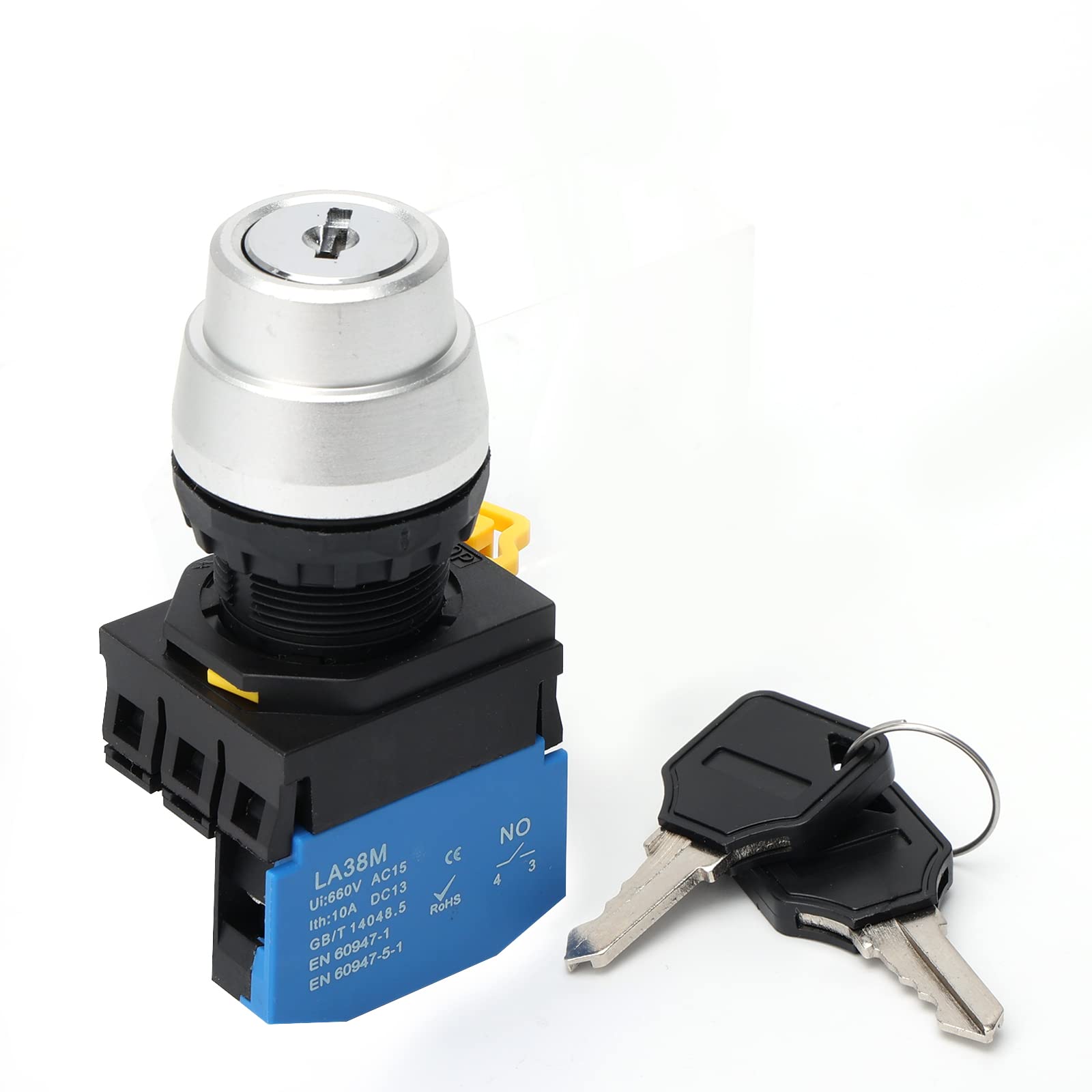 Position Maintained Key Switch Snapklik.com : STARELO 22mm Key Switch 2 Position Maintained 1NO ...