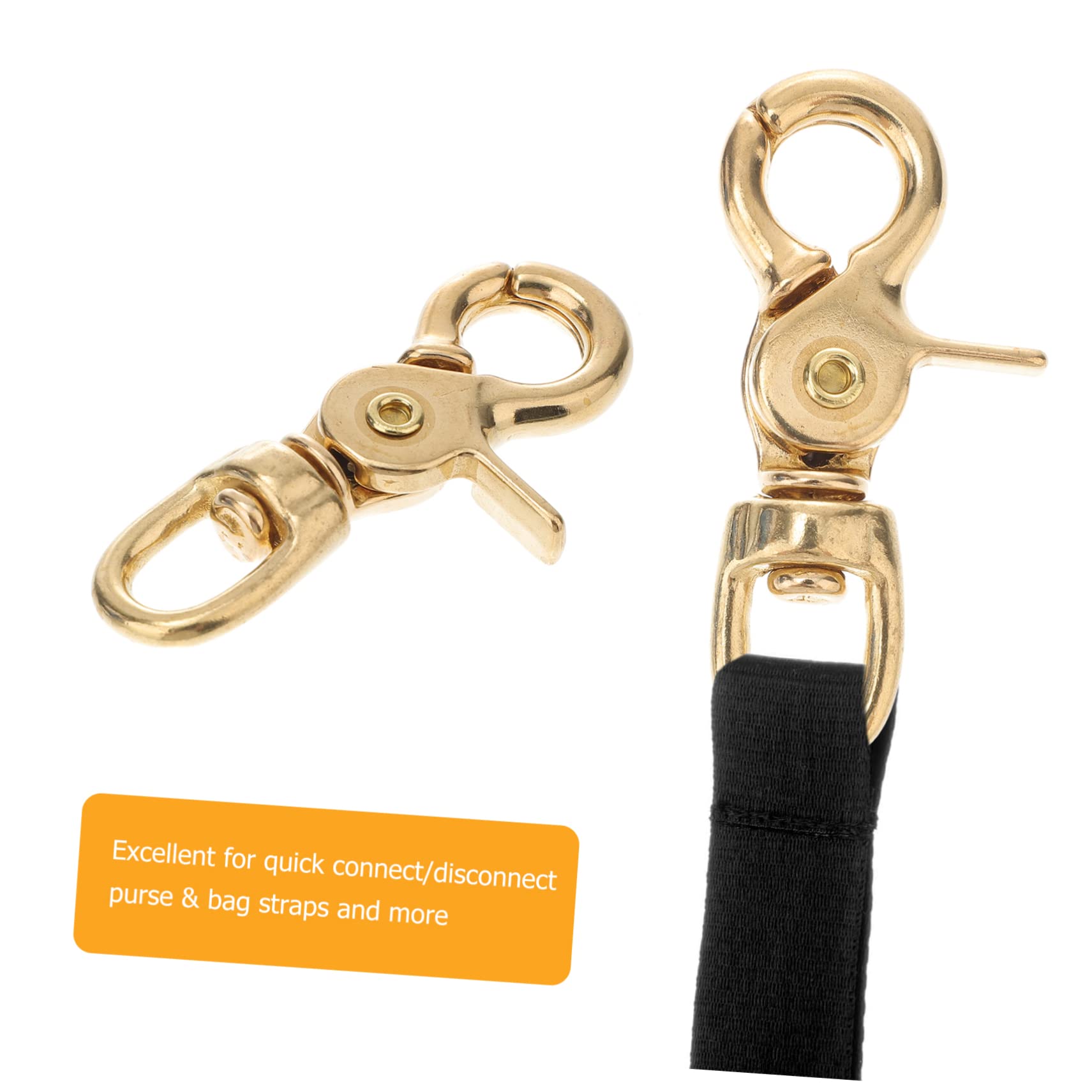 Moschettoni A Scatto CLIP DI ASSPETTO DI ASSPETTAZIONE CLIP- BASSA in Ottone Scatti in Ottone per Portachiavi Cucciolo di Guinzaglio Artigianato Appeso Chiusura A Moschettone