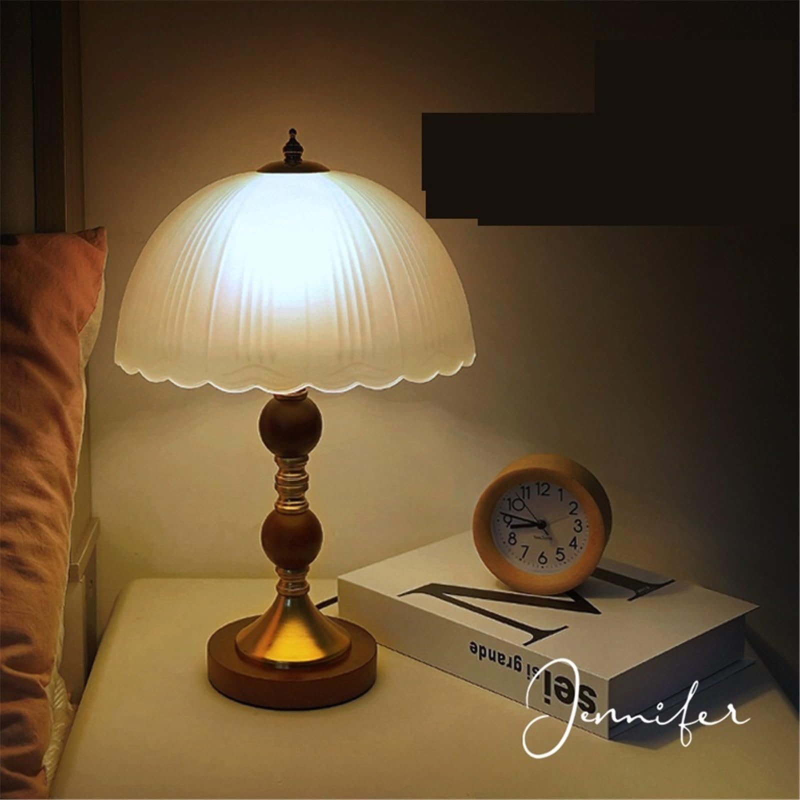 Lampy stołowe Vintage lampa stołowa do szafki nocnej w sypialni