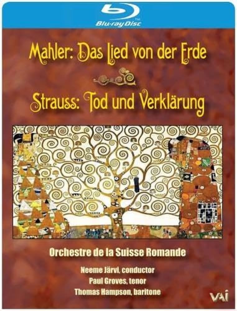 Gustav Mahler: Das Lied von der Erde / Richard Strauss: Tod und Verklarung - Neeme Jarvi [Blu-ray] [Region Free]