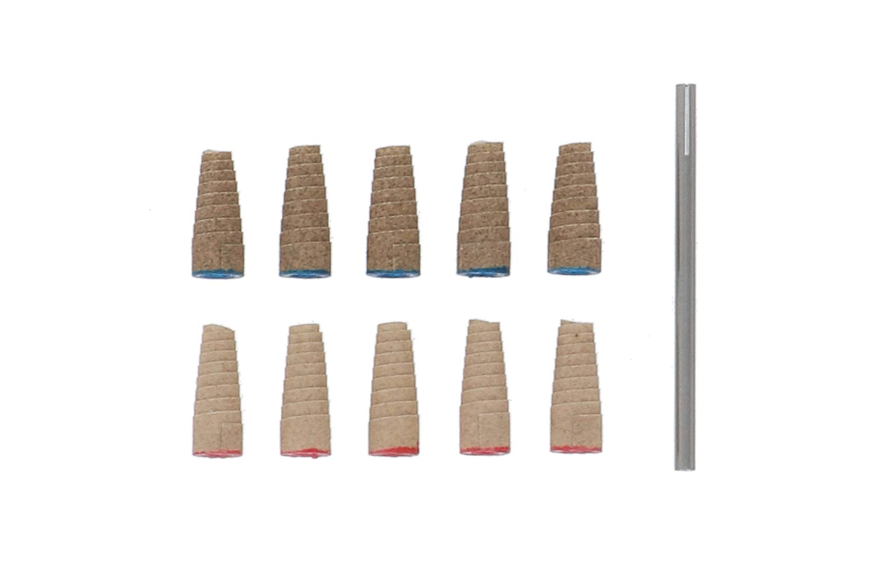 Takagi Earth Man HRB-17 Hobby Router Bits, Paper Cone Set