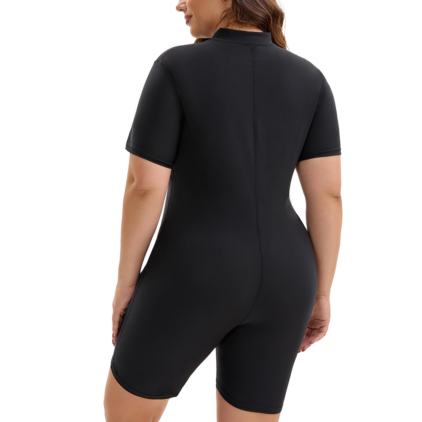 Condition photo showing New/Like New for XL, Sauna Suit for Women Jumpsuit Waist Trainers Belly Fat Workout Sweat Suit Full Body