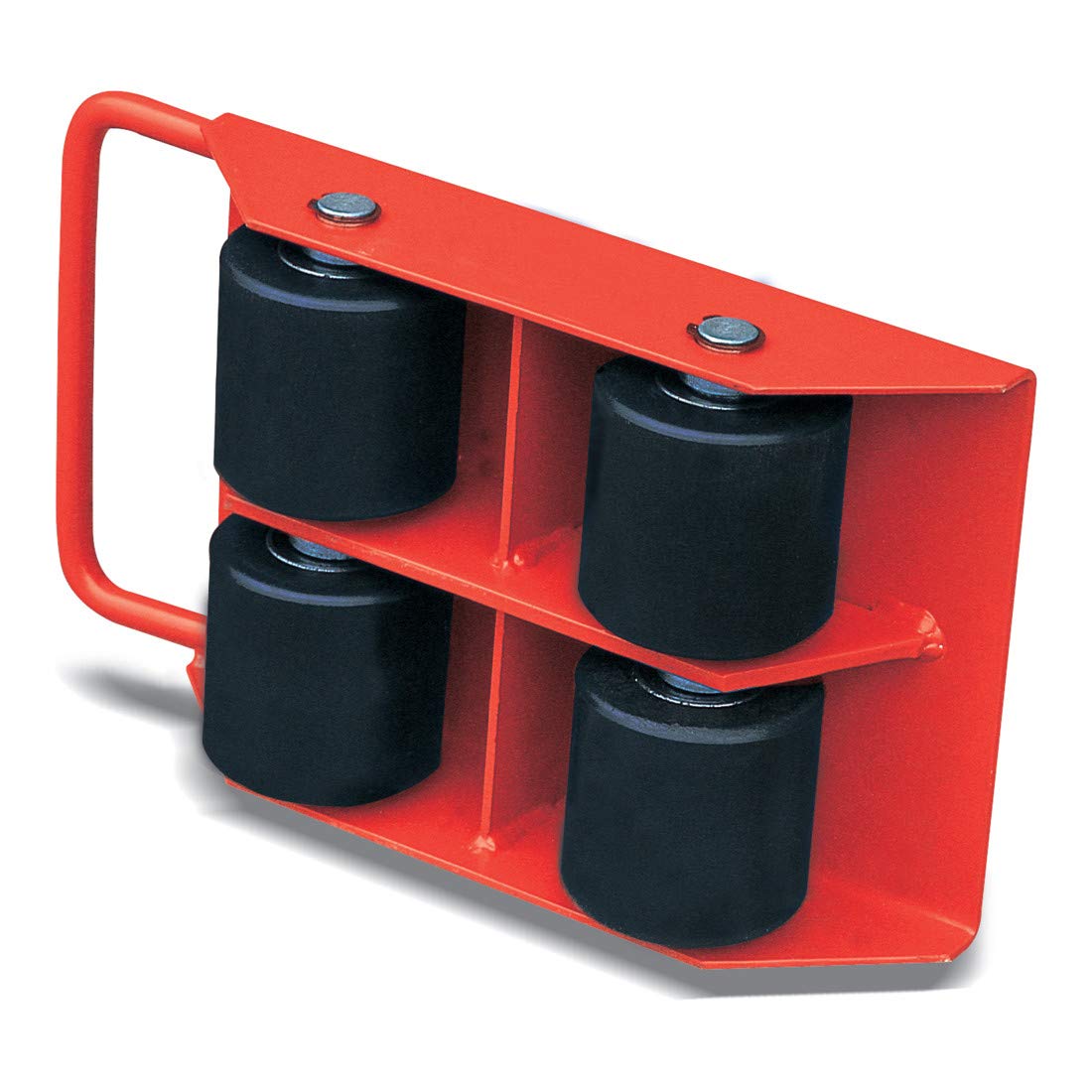 STIER Transportfahrwerk mit 4 Nylon-Rollen, Tragkraft 3000kg, Transportwagen zum sicheren Transport, Lastenheber, mit Anti-Rutsch-Beschichtung, Umzugshelfer