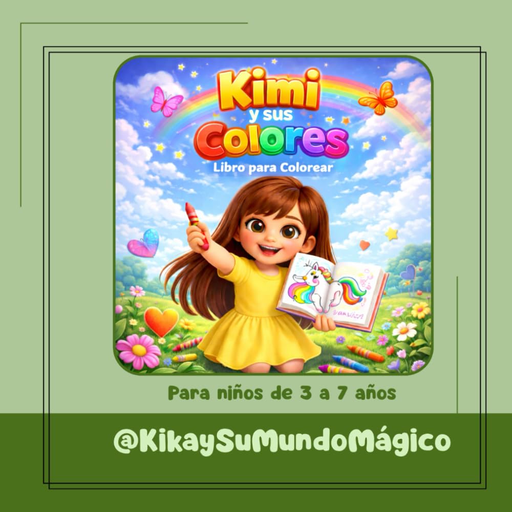 "KIMI y sus Colores": Libro para Colorear