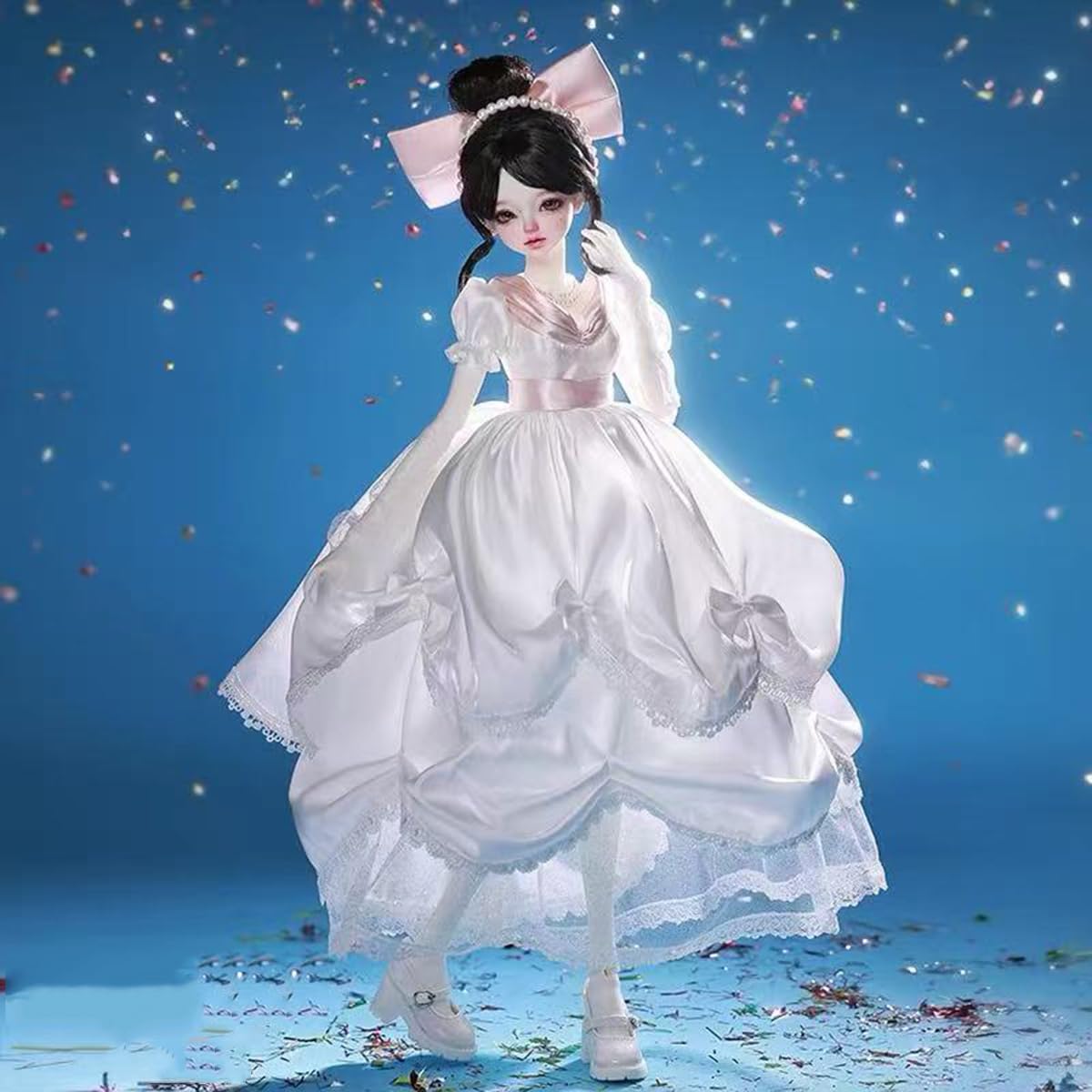 44 cm BJD lalka 1/4 przegubu kulowego SD lalki żywica księżniczka figurka z ubraniami, butami, peruką, makijażem, akcesoriami