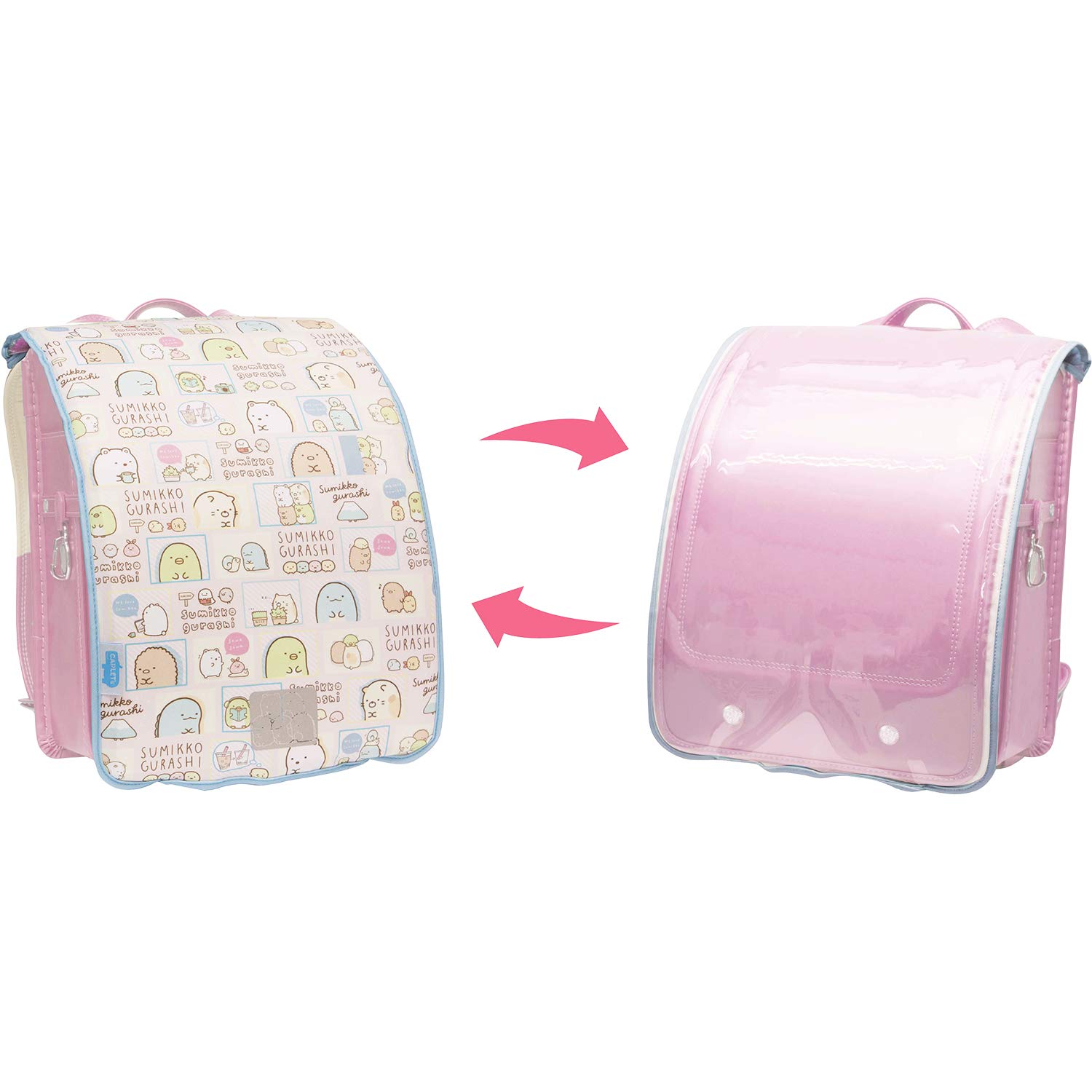 Amazon.co.jp: エール ランドセルカバー らんらんcap&クリア スクエア