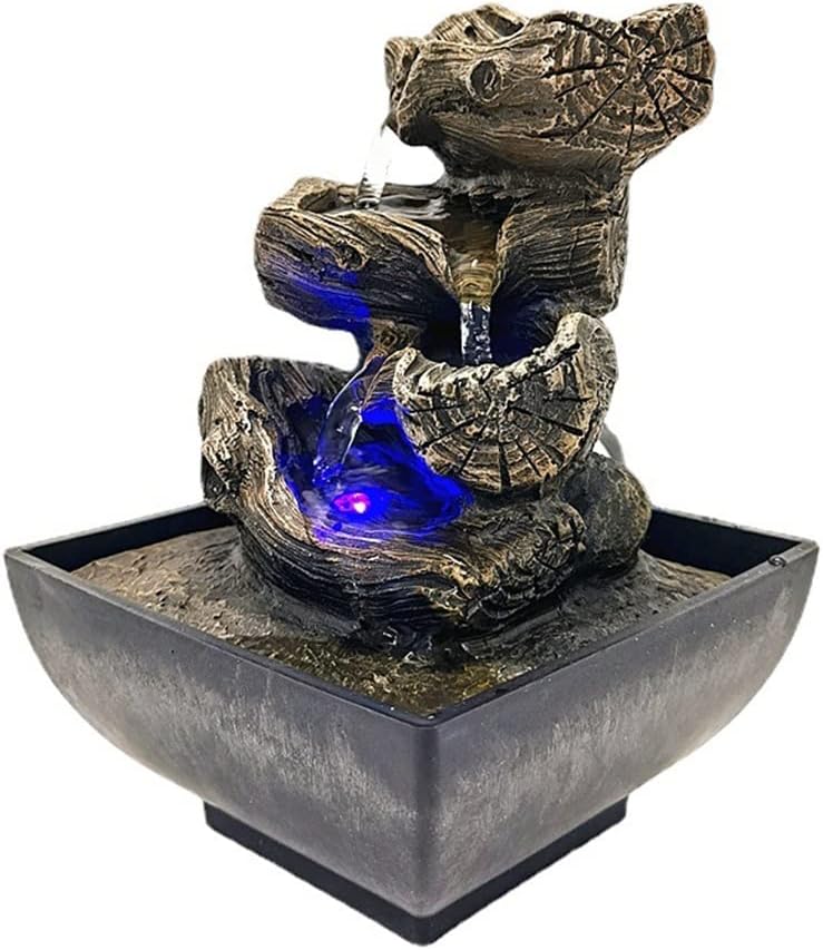 Indoor Waterfall Falling Stone Decoration Landscape Decoration Retro Fountain Home Decoration Ornaments