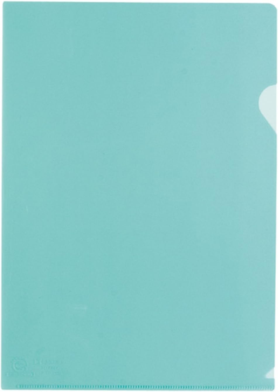 King Jim A4S 735R10 Recycled Clear Holder, Blue
