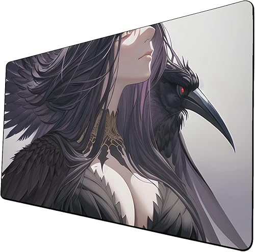 Miniatura 8 de Tapete de juego de cartas coleccionables AI Painting  Tapete de juego MTG con zonas, 24 x 14 pulgadas, tapete de juego MTG de alta calidad  El